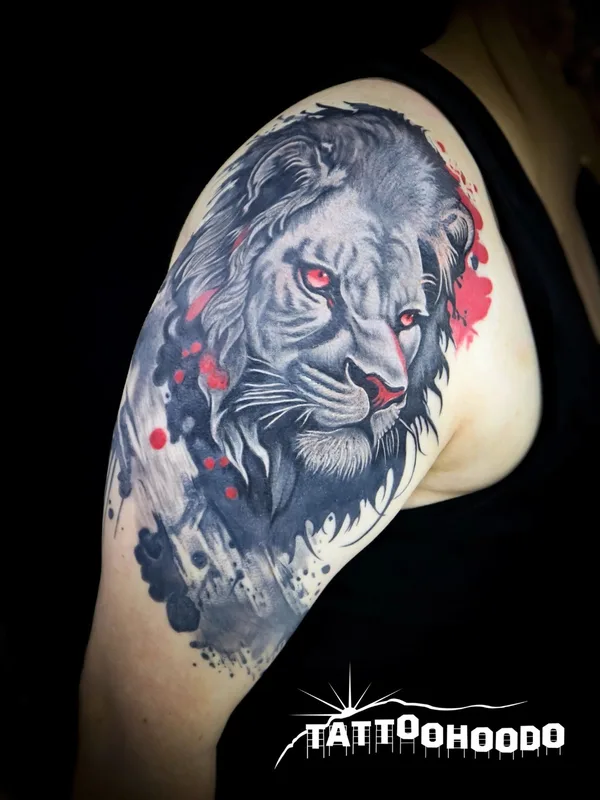 color realism tattoo on shoulder #73804 | Tattoo Artist Evgeniy Gobuzov