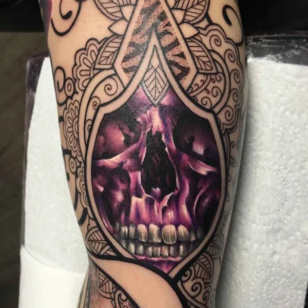 Авторская tattoo by Ryan Smith The Scientist in Exeter