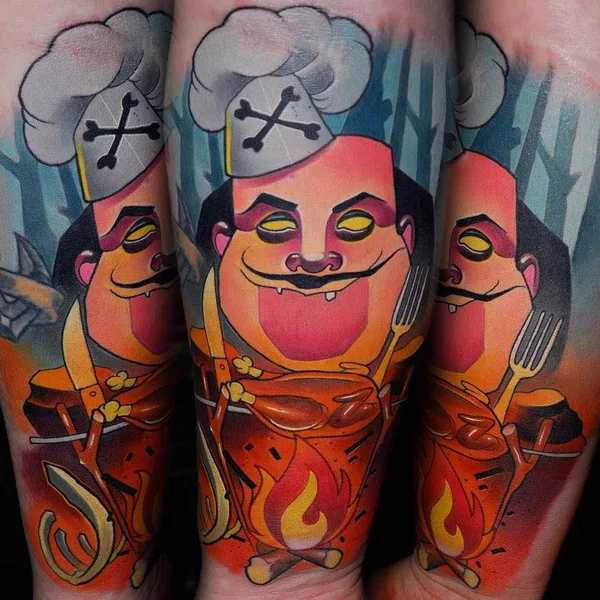 Author's Style tattoo by Lehel Nyeste in Budapest