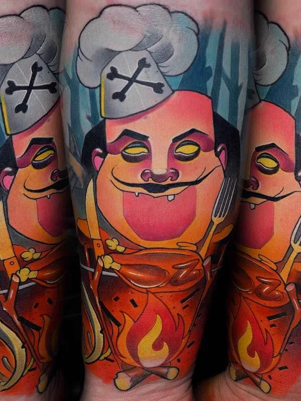 Авторская tattoo by Lehel Nyeste in Budapest