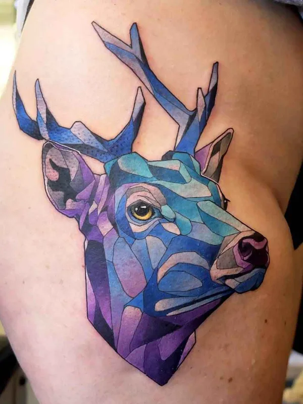 New School tattoo by Dusty Brasseur in Paris