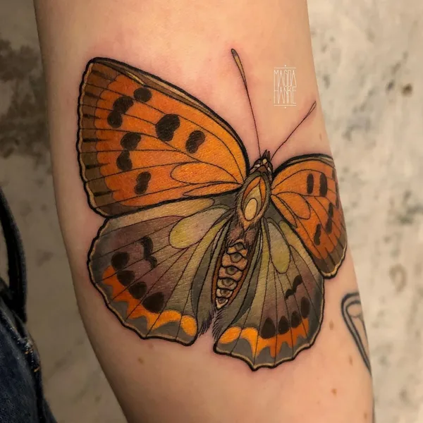 Neo Traditional tattoo by Magda Hanke in Hamburg