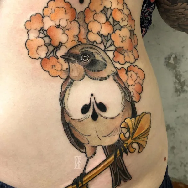 Neo Traditional tattoo by Magda Hanke in Hamburg