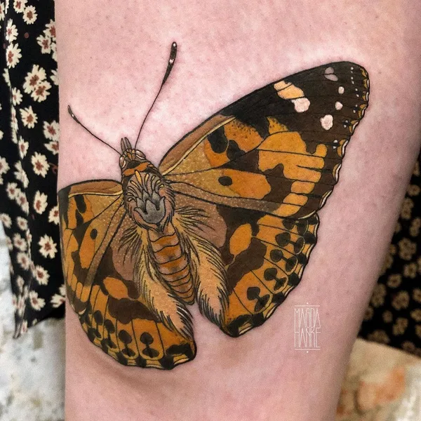 Neo Traditional tattoo by Magda Hanke in Hamburg
