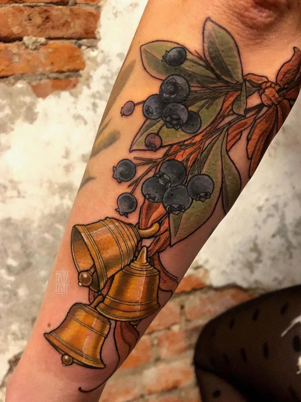 color illustrative Tatuaggio su forearm #42958 | Tatuatore Magda Hanke