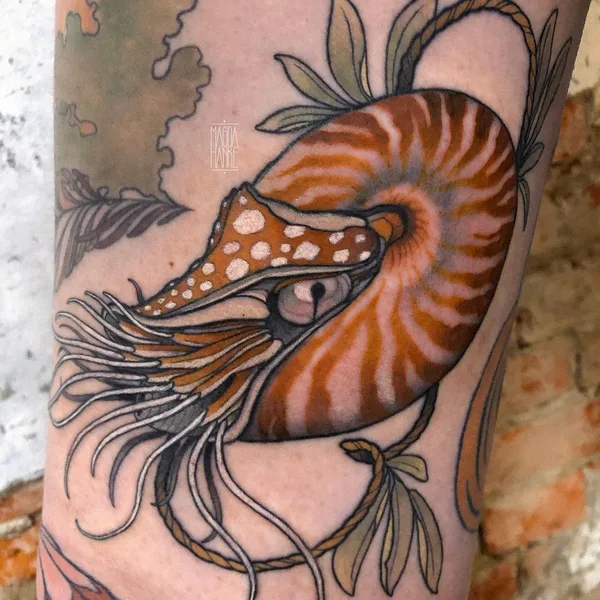 Neo Traditional tattoo by Magda Hanke in Hamburg