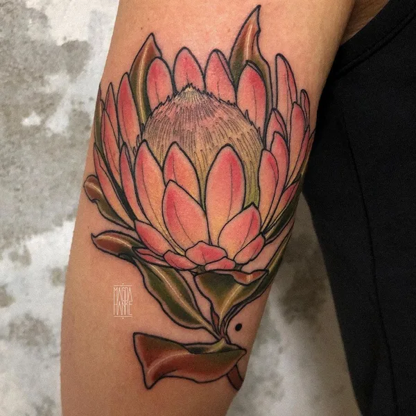 Neo Traditional tattoo by Magda Hanke in Hamburg