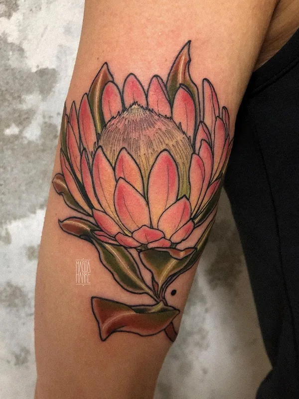 color botanic Tatuaggio su forearm #42961 | Tatuatore Magda Hanke