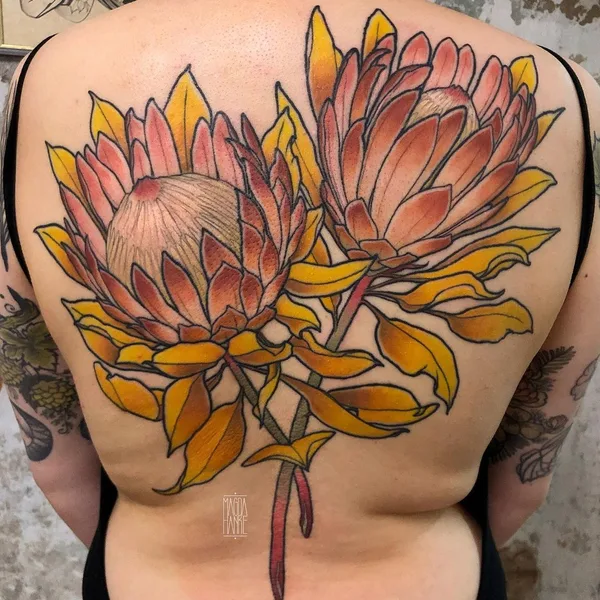 Neo Traditional tattoo by Magda Hanke in Hamburg