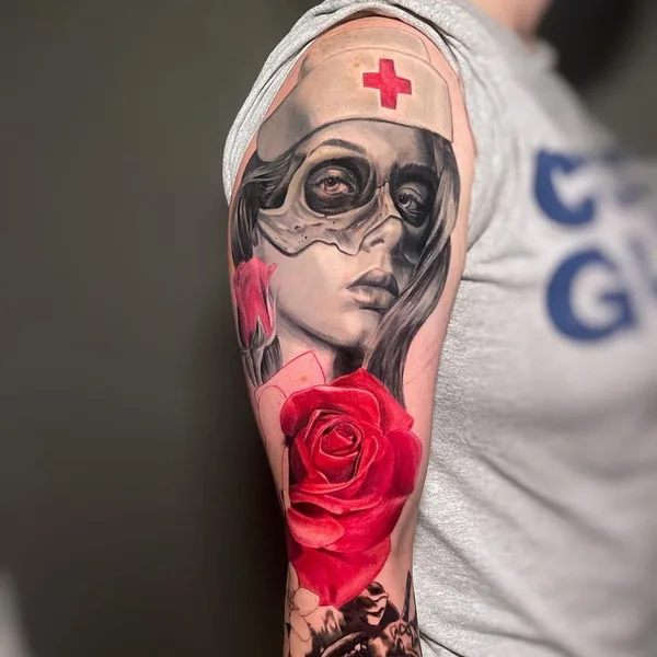 Realism tattoo by Reese Hilburn in Solana Beach