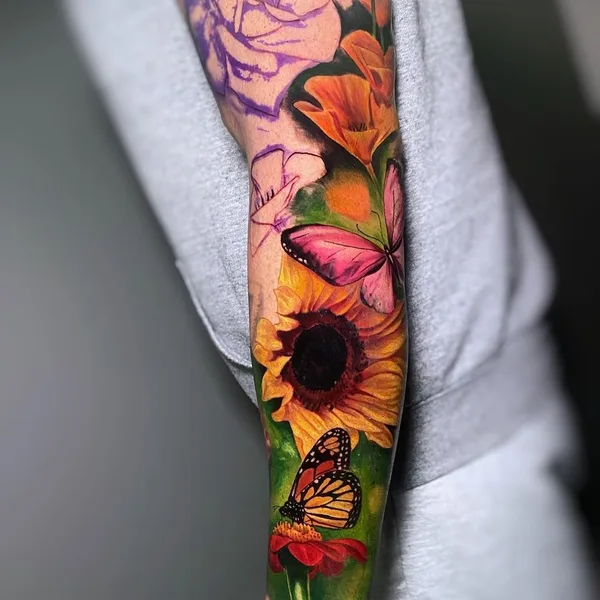 Realism tattoo by Reese Hilburn in Solana Beach