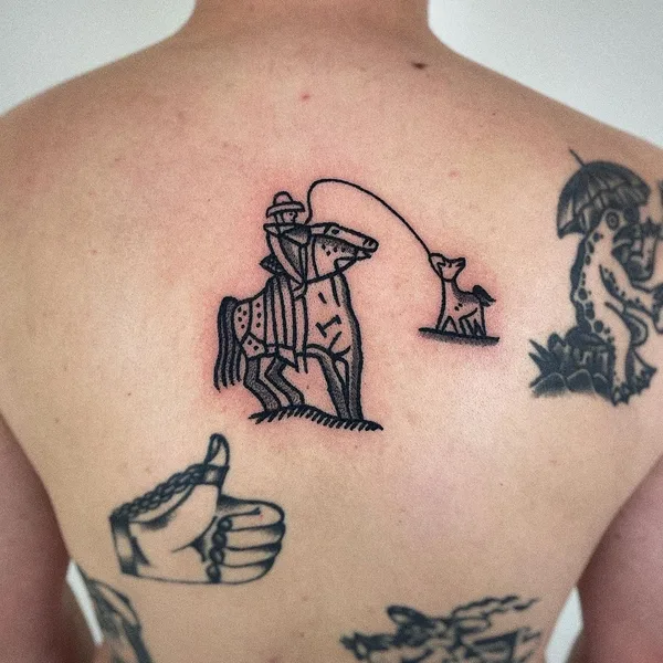 Traditional tattoo by Charley Gerardin in Melbourne