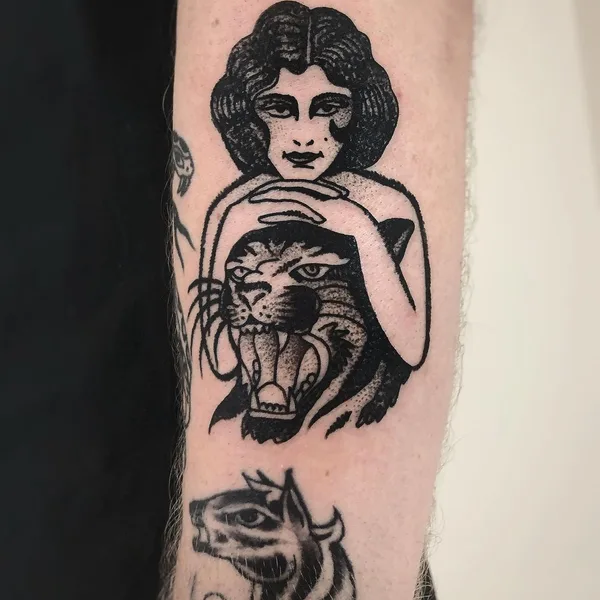 Traditional tattoo by Charley Gerardin in Melbourne