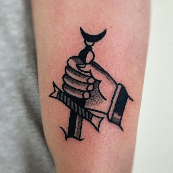 Traditional tattoo by Charley Gerardin in Melbourne