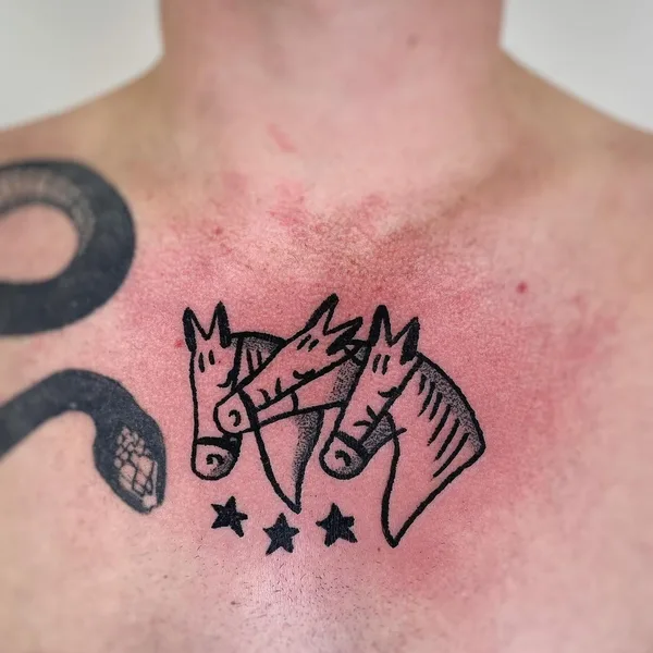 Traditional tattoo by Charley Gerardin in Melbourne