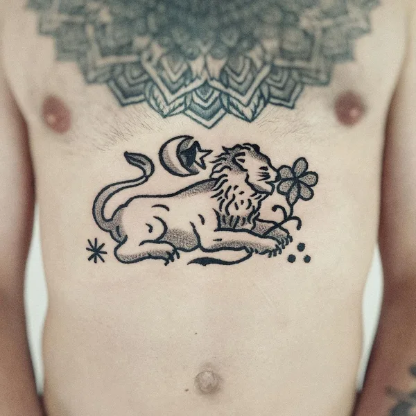 Traditional tattoo by Charley Gerardin in Melbourne
