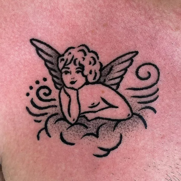 Traditional tattoo by Charley Gerardin in Melbourne