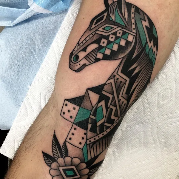 Traditional tattoo by Shitneck Jones in Portland