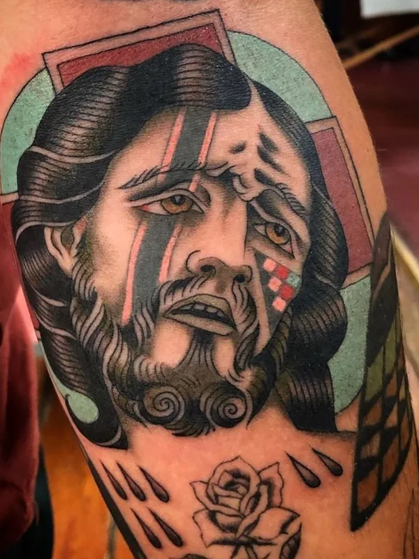 color neo traditional 纹身 在 forearm #43014 | 纹身师 Shitneck Jones
