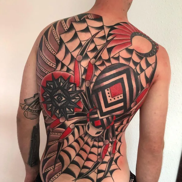 Traditional tattoo by Shitneck Jones in Portland