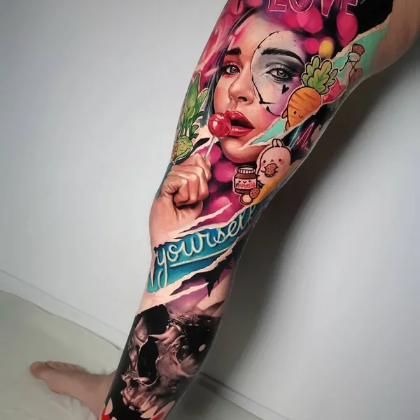 Author's Style tattoo by Carolina Caos Avalle in Voghera