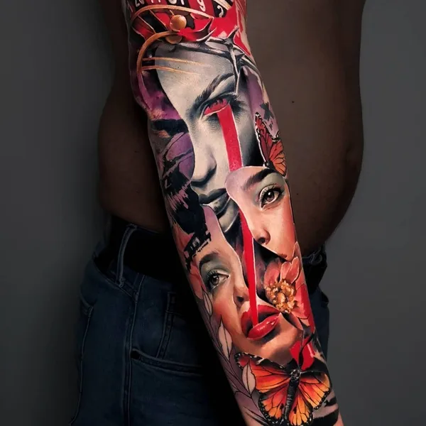 Author's Style tattoo by Carolina Caos Avalle in Voghera