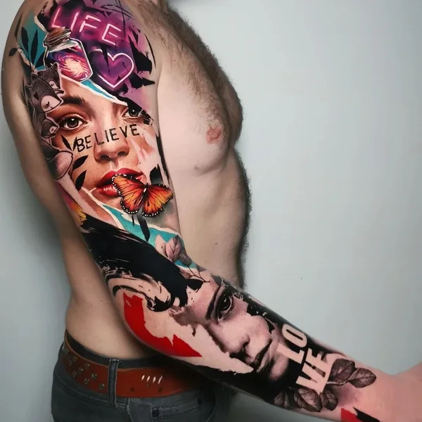 Author's Style tattoo by Carolina Caos Avalle in Voghera