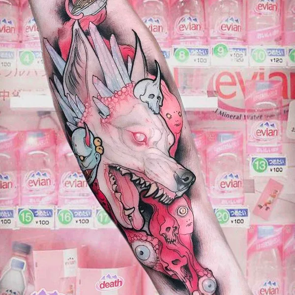 New School tattoo by Brando Chiesa in Firenze