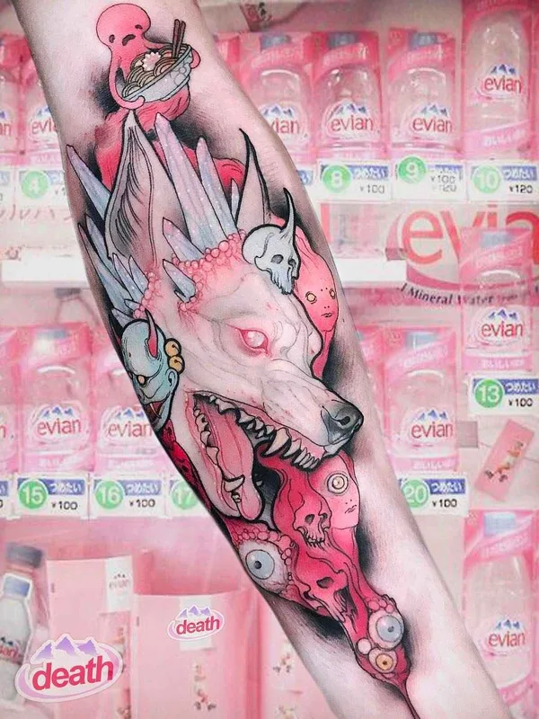 New School tattoo by Brando Chiesa in Firenze