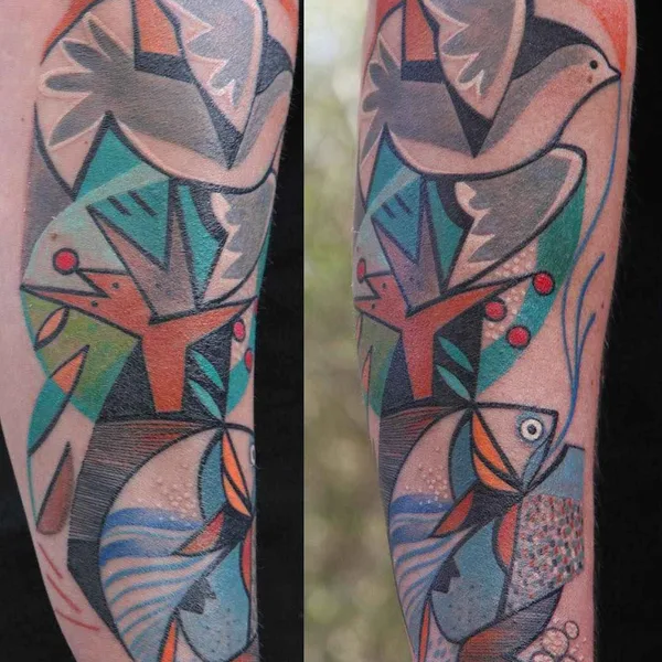 Author's Style tattoo by Peter Aurisch in Berlin