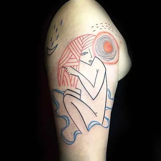 Author's Style tattoo by Lionel Fahy in Paris