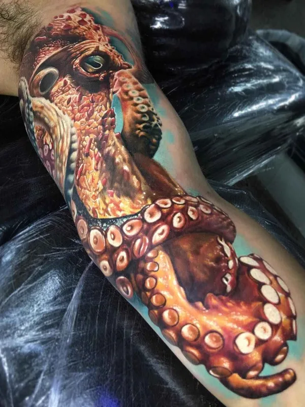 color realism tatuaje en forearm #7039 | Tatuador Ben Kaye