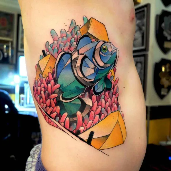 Нью Скул tattoo by Dusty Brasseur in Paris