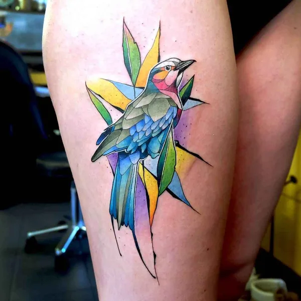Нью Скул tattoo by Dusty Brasseur in Paris