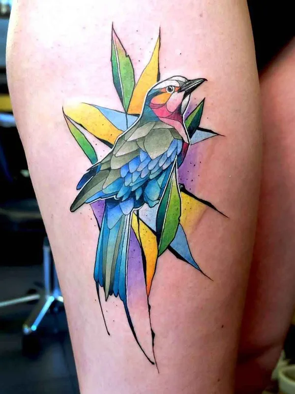 New School tattoo by Dusty Brasseur in Paris