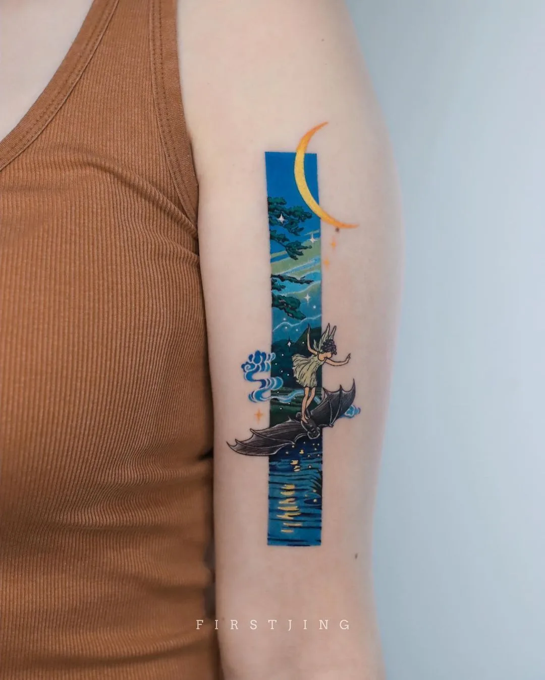Тату-мастер Лос-Анжелес, китайская татуировка, восточная татуировка, firstjing tattoo 