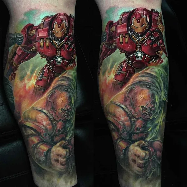 Реализм tattoo by Paul Acker in Philadelphia