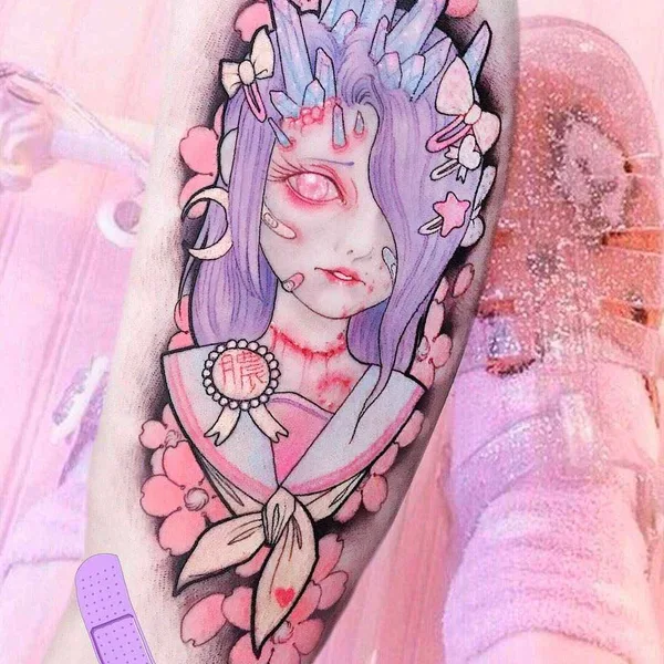 New School tattoo by Brando Chiesa in Firenze