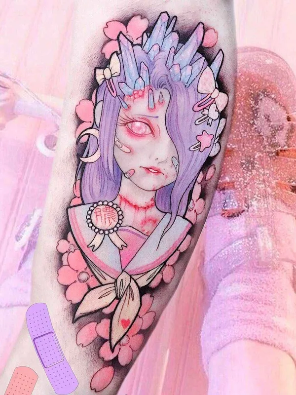 New School tattoo by Brando Chiesa in Firenze