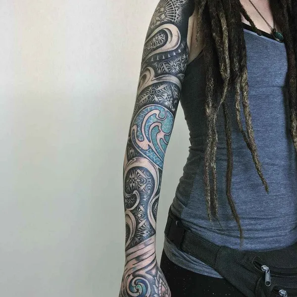Dotwork tattoo by Inga Hannarr in Barcelona