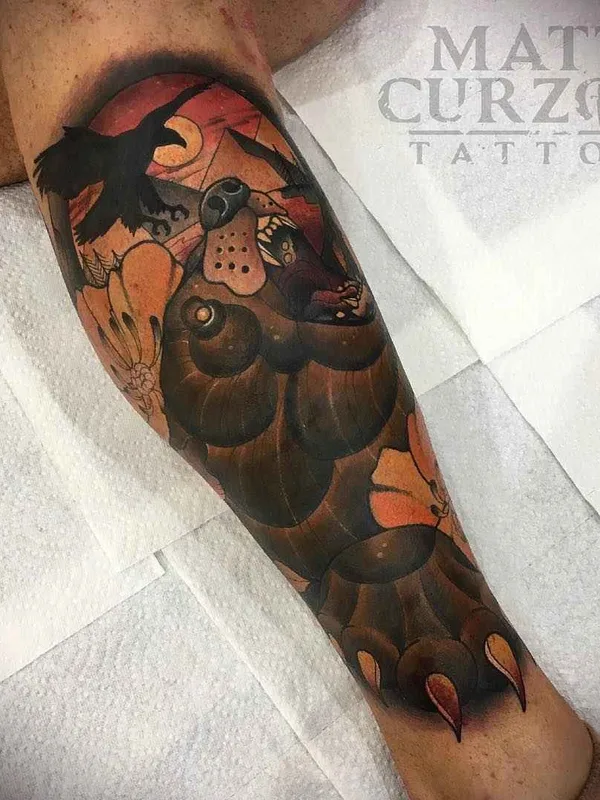 color neo traditional Tatuaggio su forearm #9989 | Tatuatore Matt Curzon