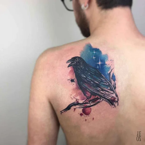 Акварель tattoo by Yeliz Ozcan in Стамбул
