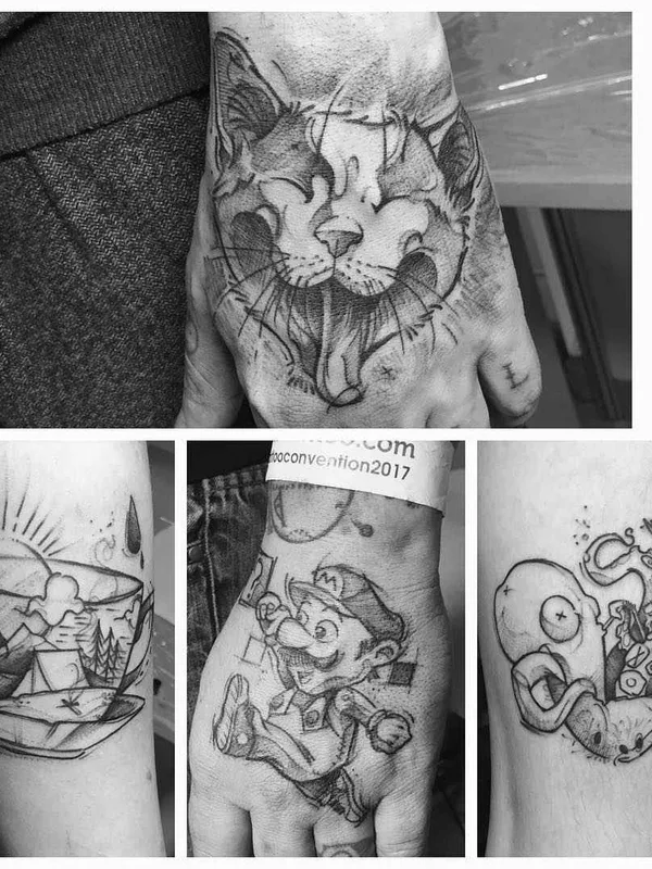 Author's Style tattoo by Knot in Marseille