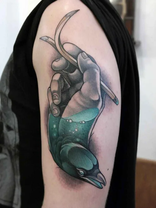 color realism tattoo auf upper arm #14551 | Tätowierer Gianpiero Cavaliere
