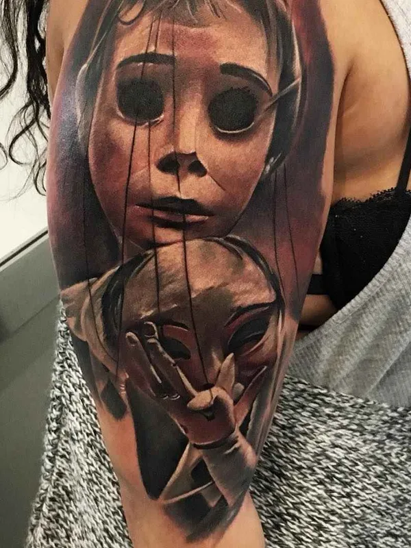 female color realism 纹身 在 upper arm #16791 | 纹身师 Goran Micic