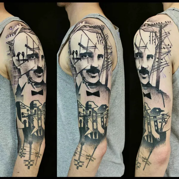 Graphic tattoo by Katarzyna Krutak