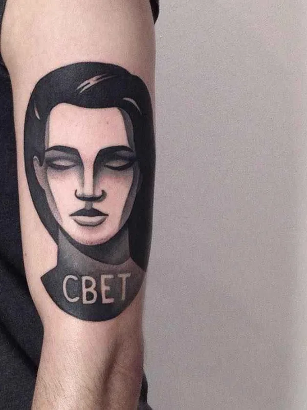 black and grey black and grey tattoo auf forearm #14346 | Tätowierer Денис Марахин