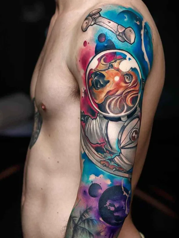 Author's Style tattoo by Uncl Paul Knows in Athina