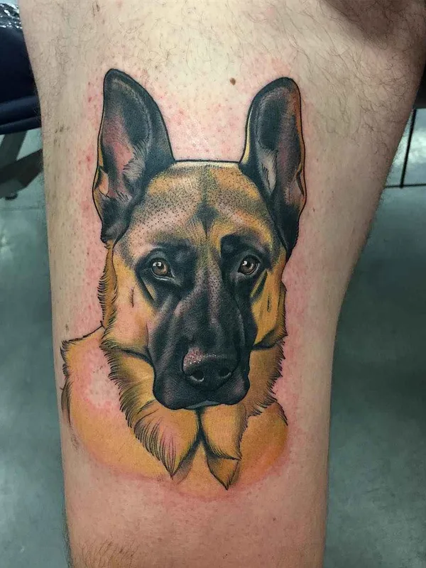 color realism Tatuaggio su thigh #9609 | Tatuatore Daniel Molloy