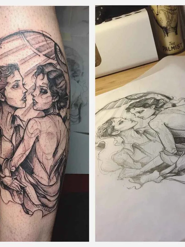 Author's Style tattoo by Knot in Marseille